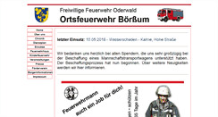 Desktop Screenshot of ffw-boerssum.de